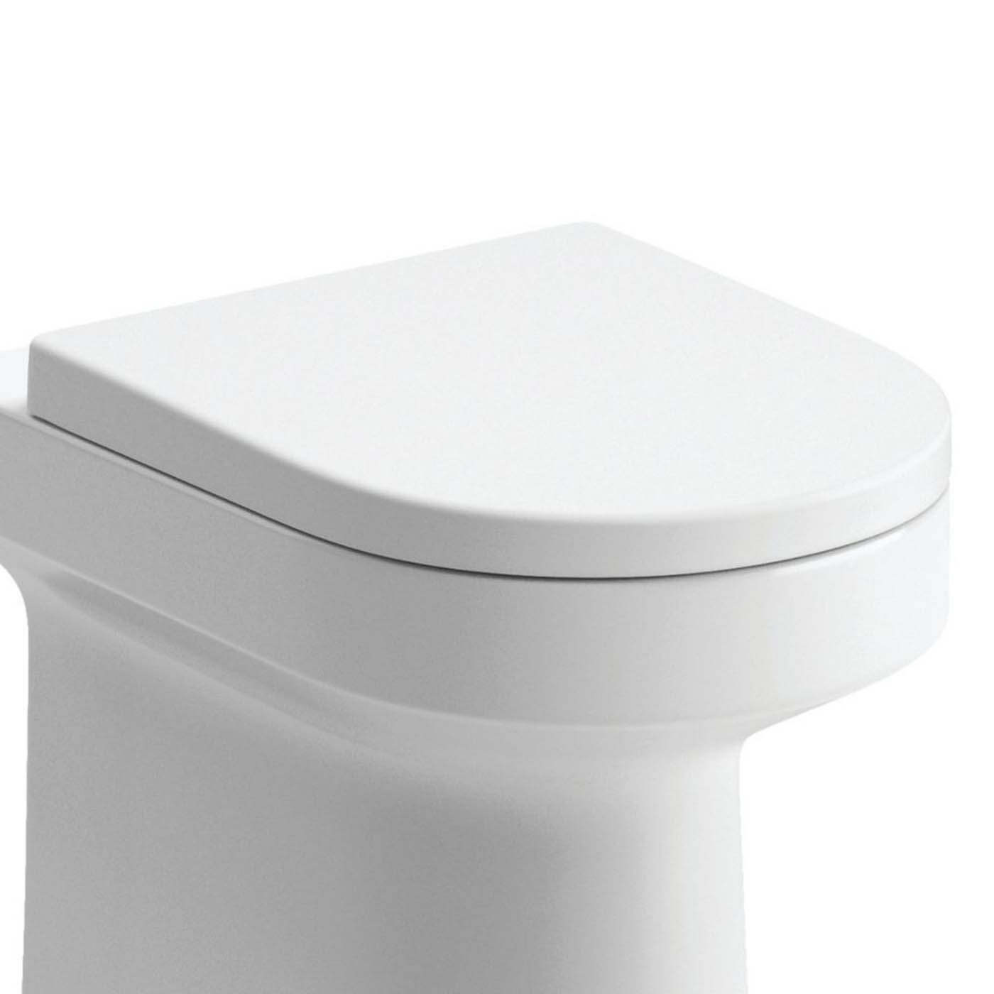 Toilet Seat White Soft Close Quick Release Round WC Heavy Duty Bathroom - Image 3