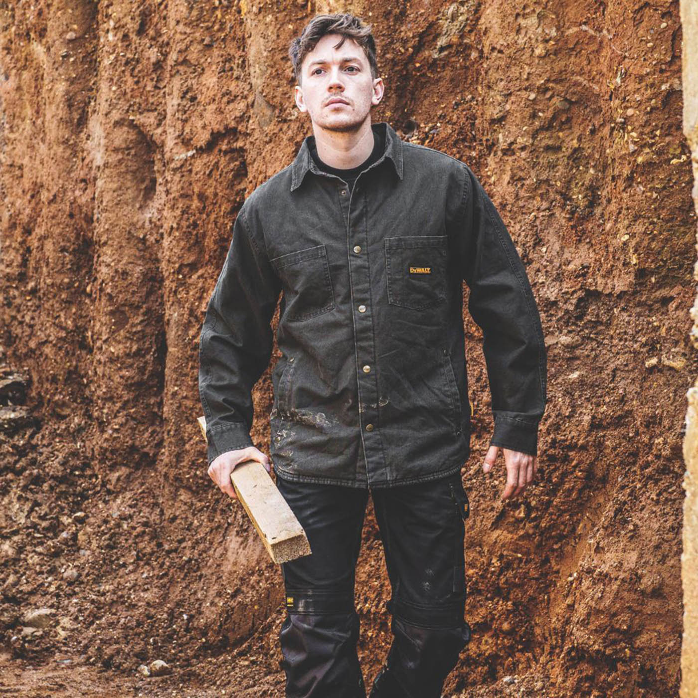 DEWALT Jacket Parkersburg Grey Medium 37-39" Chest - Image 6