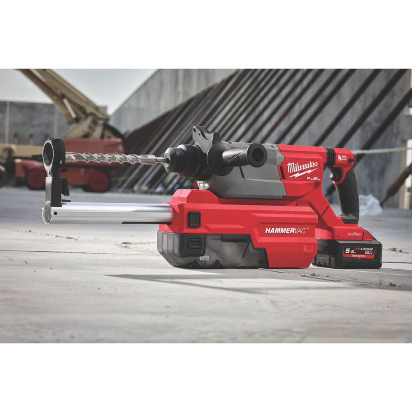 Milwaukee SDS Dust Extractor Cordless M18 FDDEL32-0 18V Li-Ion Body Only - Image 4