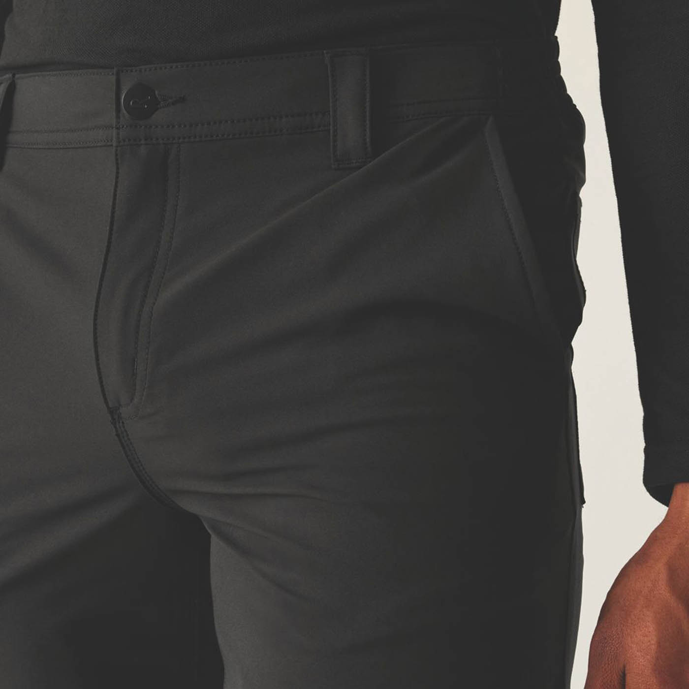 Regatta Work Trousers Mens Regular Fit Black Stretch Pockets Comfort 30W 30L - Image 3
