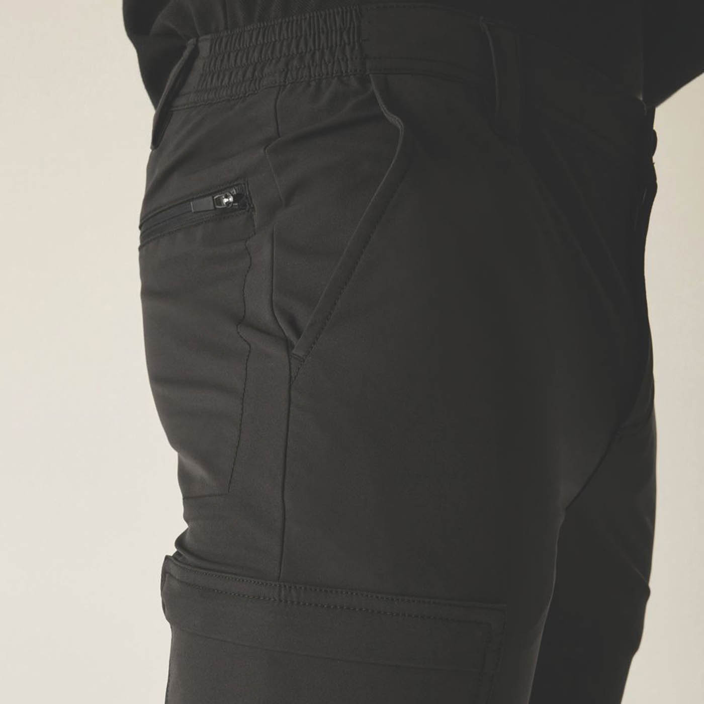 Regatta Work Trousers Mens Regular Fit Black Stretch Pockets Comfort 30W 30L - Image 5