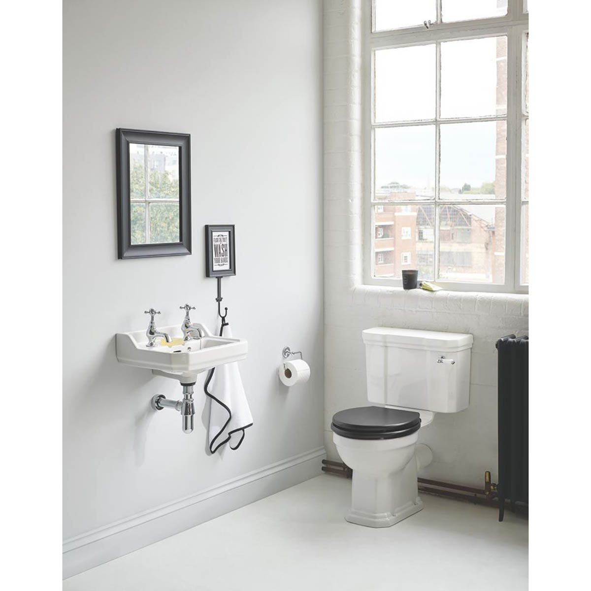 Ideal Standard Toilet Seat Solid Wood Matt Black Standard Round Durable - Image 4