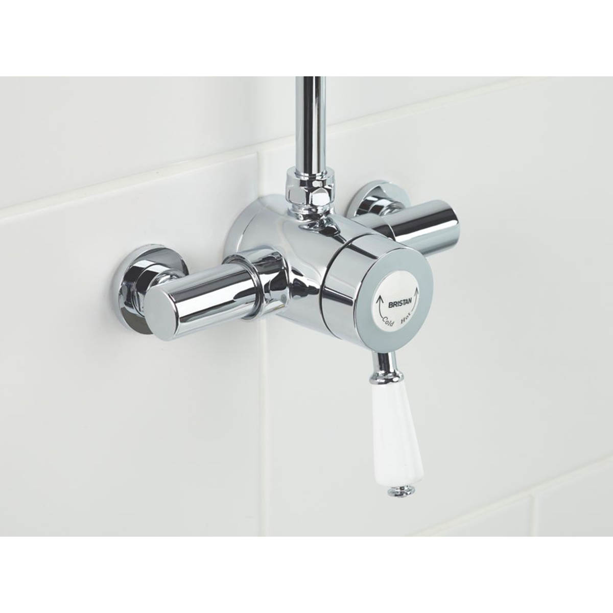 Bristan Mixer Shower Thermostatic Single Spray Pattern Chrome Traditional - Image 4
