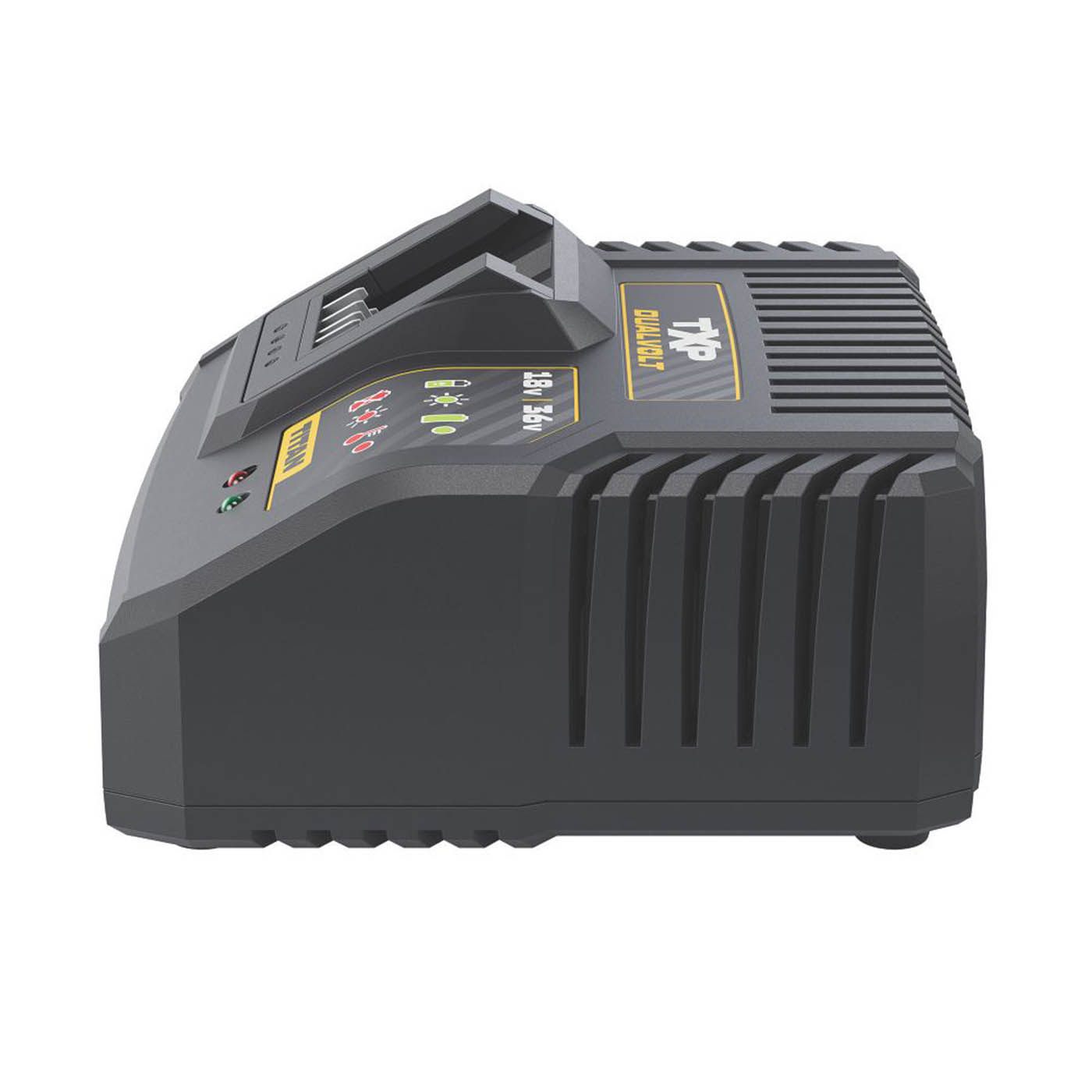Titan Battery Charger 18/36V Li-Ion TTB1242CHR Fast Dual Voltage Compact - Image 2