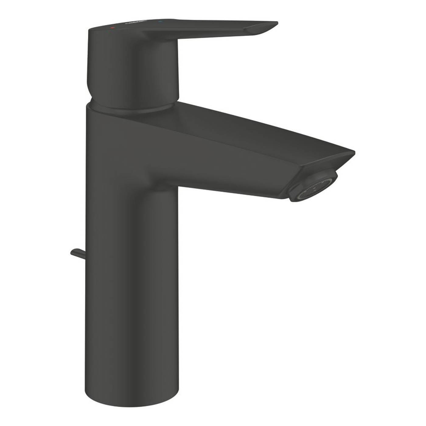 Grohe Bathroom Basin Tap Mono Mixer Matt Black Pop Up Waste Modern Faucet - Image 1