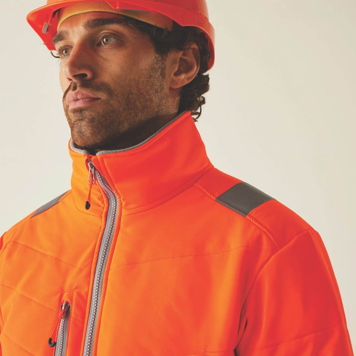 Regatta Hi-Vis Jacket Mens Orange Waterproof Reflective X Large 50.4in Chest - Image 5