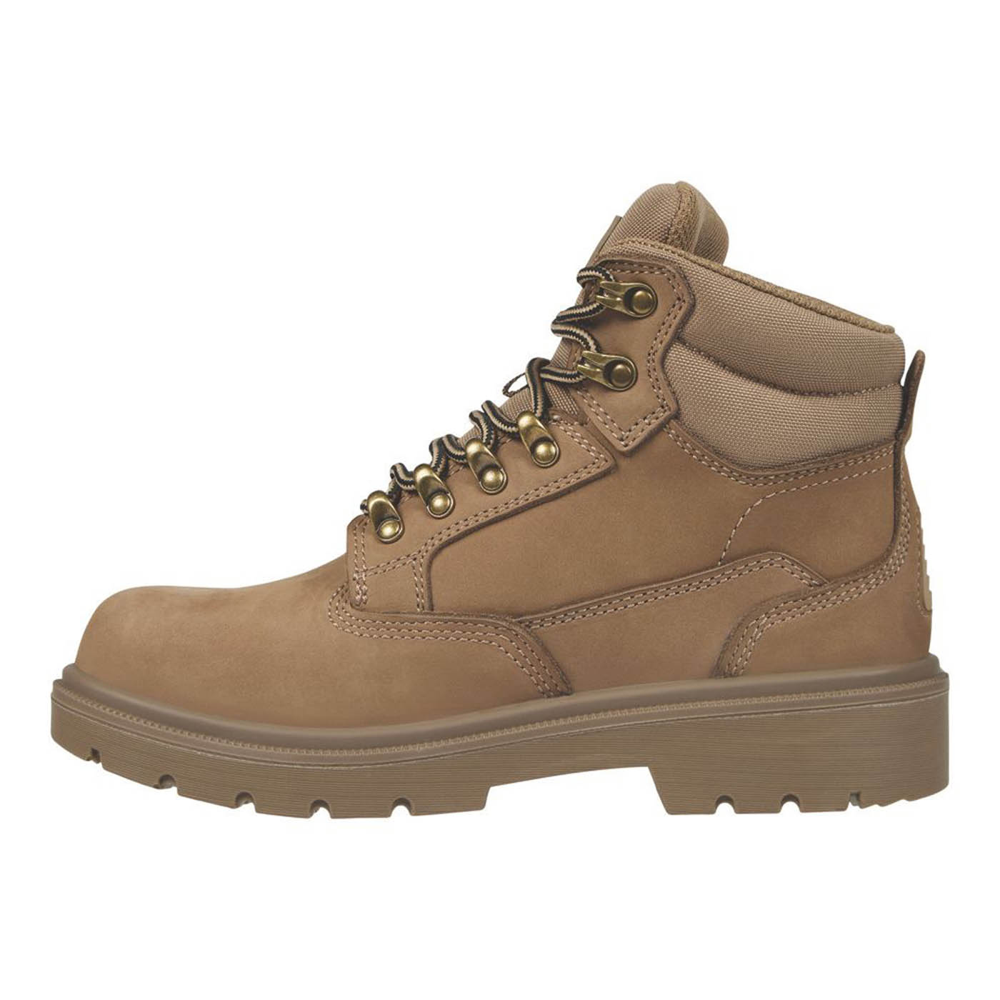 Site Safety Boots Womens Skarn Wide Fit Brown Work Shoes Steel Toe Size 8 - Image 2