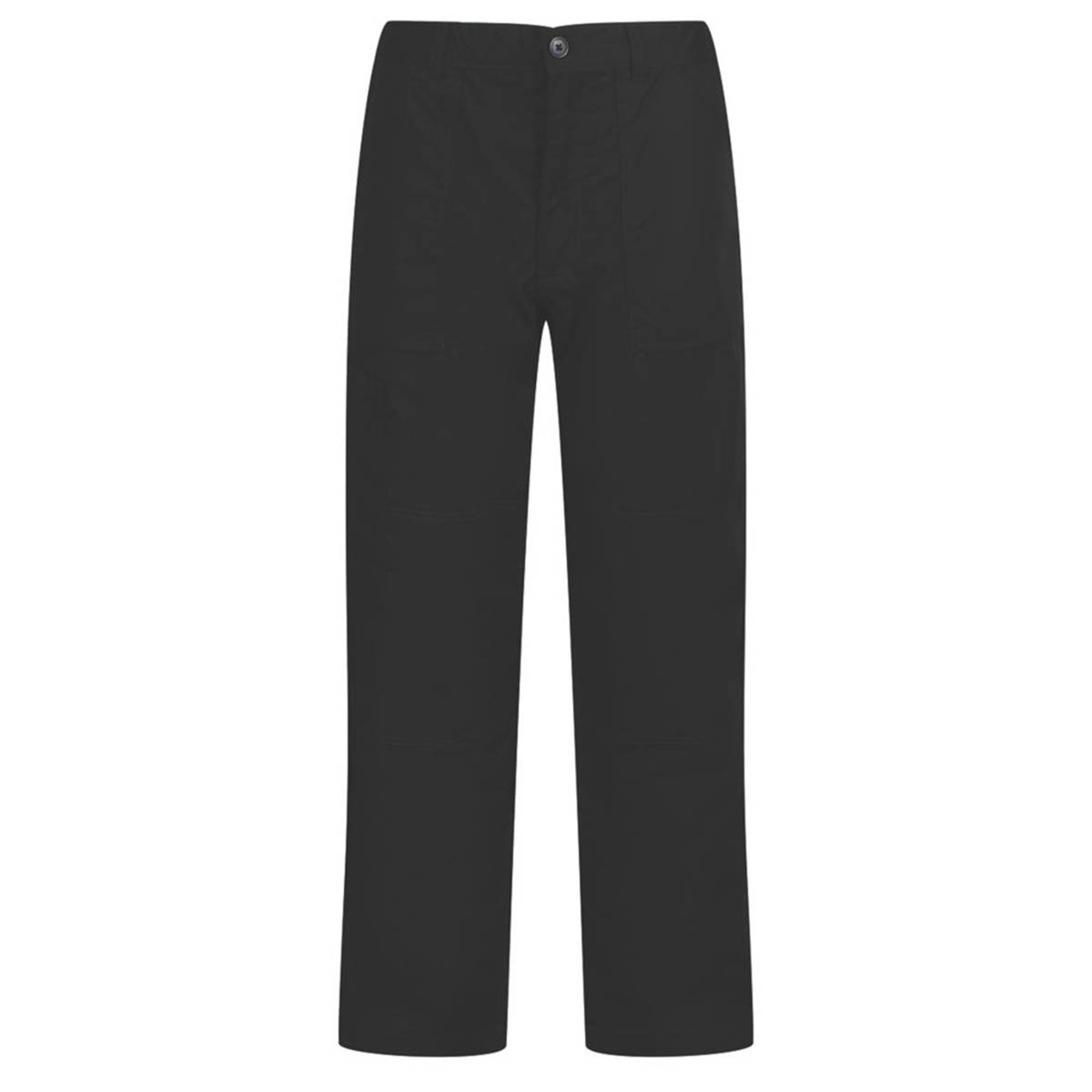 Regatta Work Trousers Mens Classic Fit Black Multi Pockets Cargo 32W 33L - Image 1