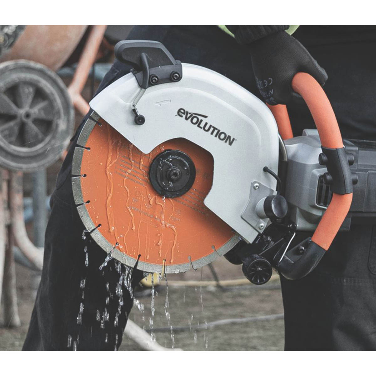 Evolution Disc Cutter Electric Wet Dry R300DCT+ 300mm Dust Suppression 110V - Image 3