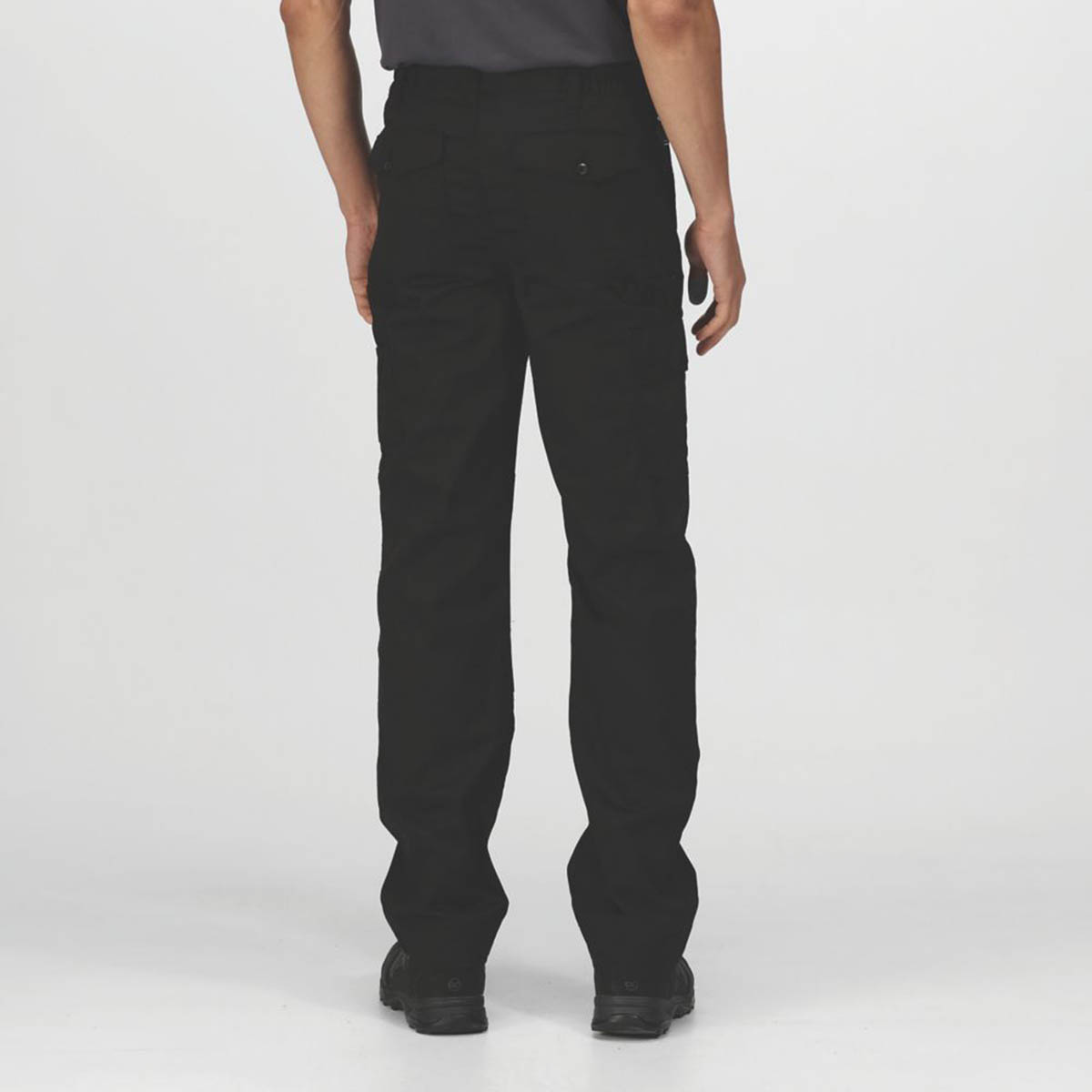 Regatta Work Trousers Mens Pro Cargo Classic Fit Black Multi Pockets 38W 29L - Image 4