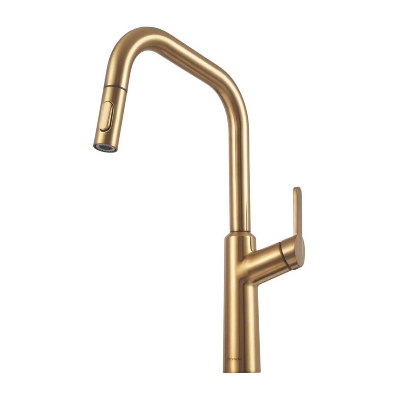 Clearwater Kitchen Sink Tap Pull-Out Santor Single Lever Brushed Brass PVD - Image 1