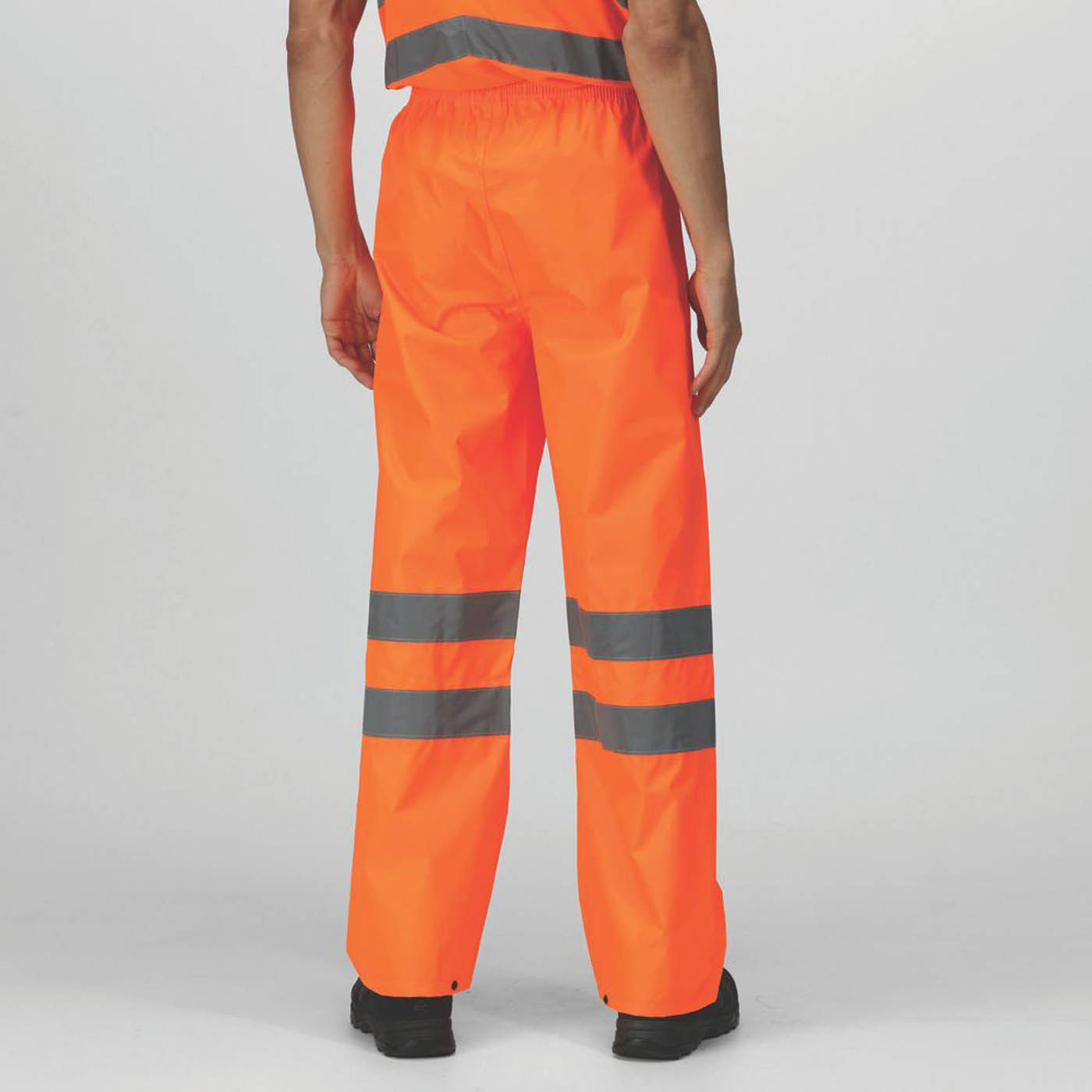 Regatta Hi Vis Trousers Mens Orange Waterproof Reflective X Large 40W 32L - Image 4
