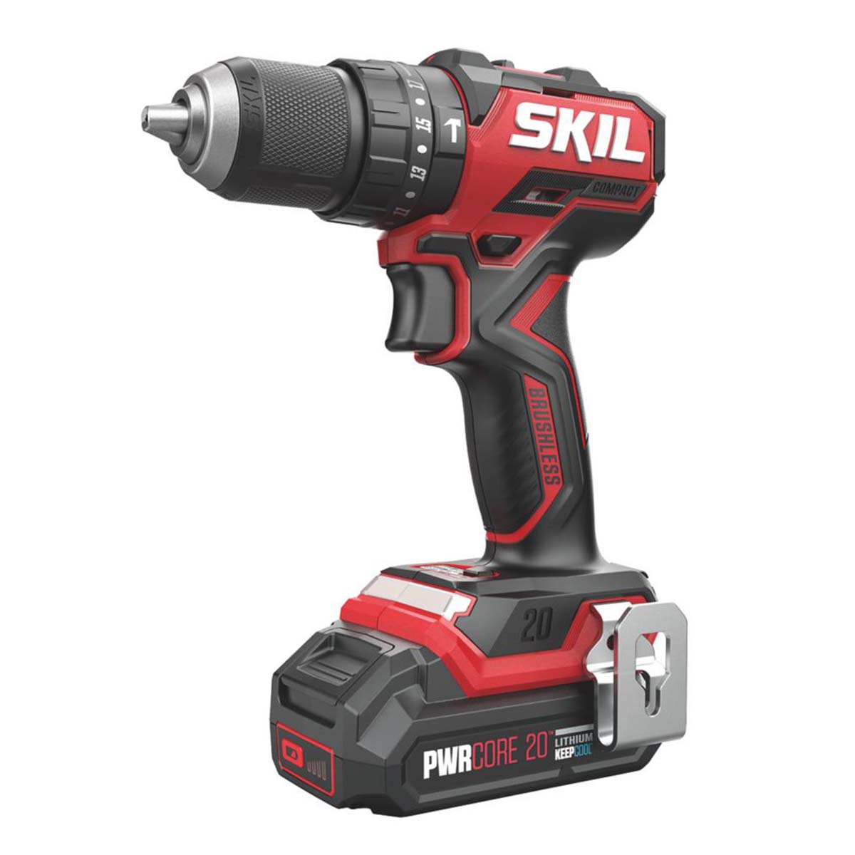 Skil Hammer Drill Cordless 20V 2x2.0Ah Li-Ion CD1U3075HC Brushless Compact - Image 2