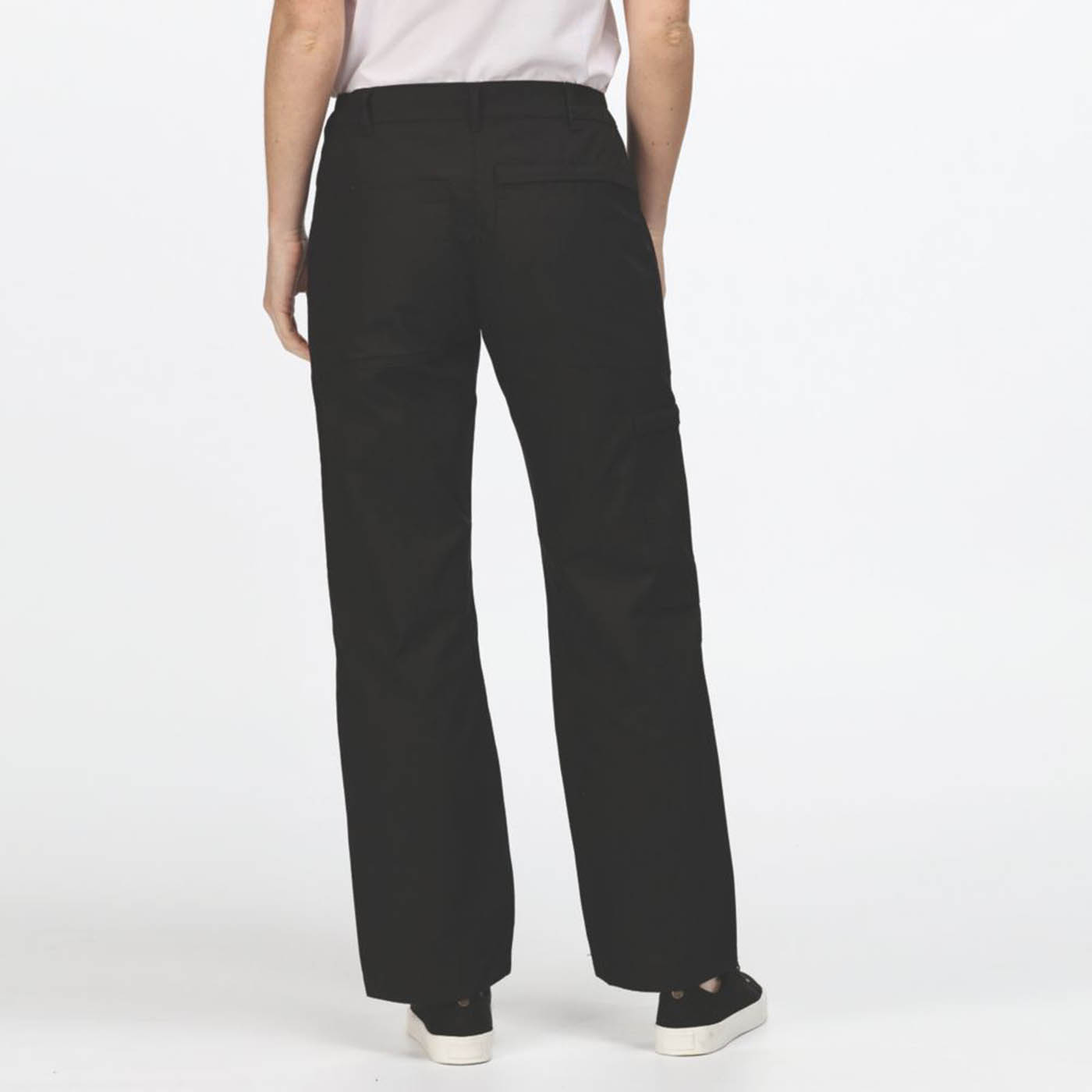 Regatta Work Trousers Womens Classic Fit Black Cargo Multi Pockets Size 10 31L - Image 4