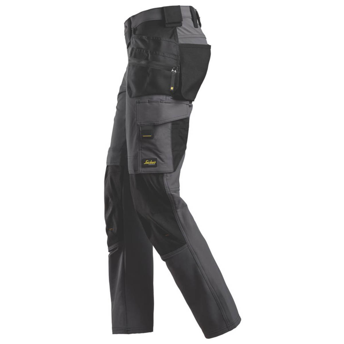 Snickers Work Trousers Mens Slim Fit Black Splashproof Multi Pockets 33W 30L - Image 5