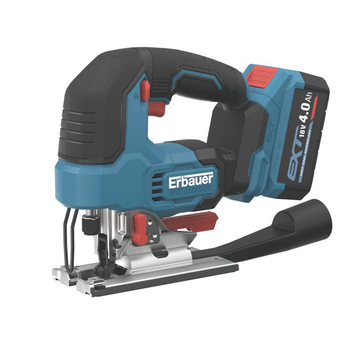Erbauer Jigsaw LED Cordless ERI1087JSW Brushless 18V 1 x 4.0Ah Li-Ion EXT - Image 2