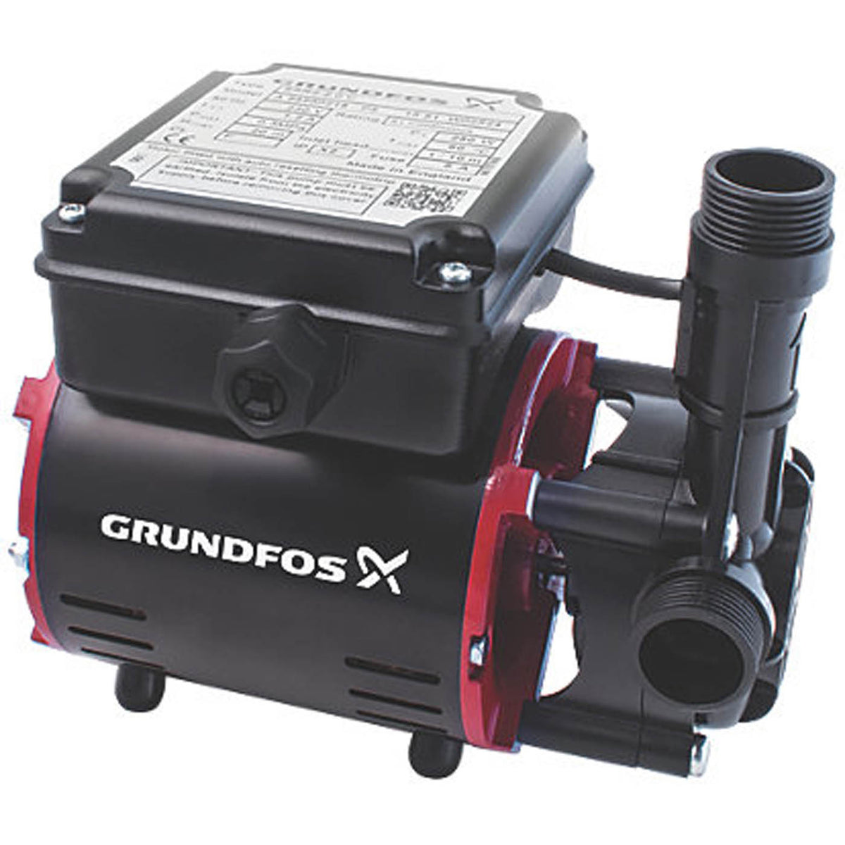 Grundfos Shower Pump Single 98950218 Regenerative Positive Low Noise Head 2.0bar - Image 2