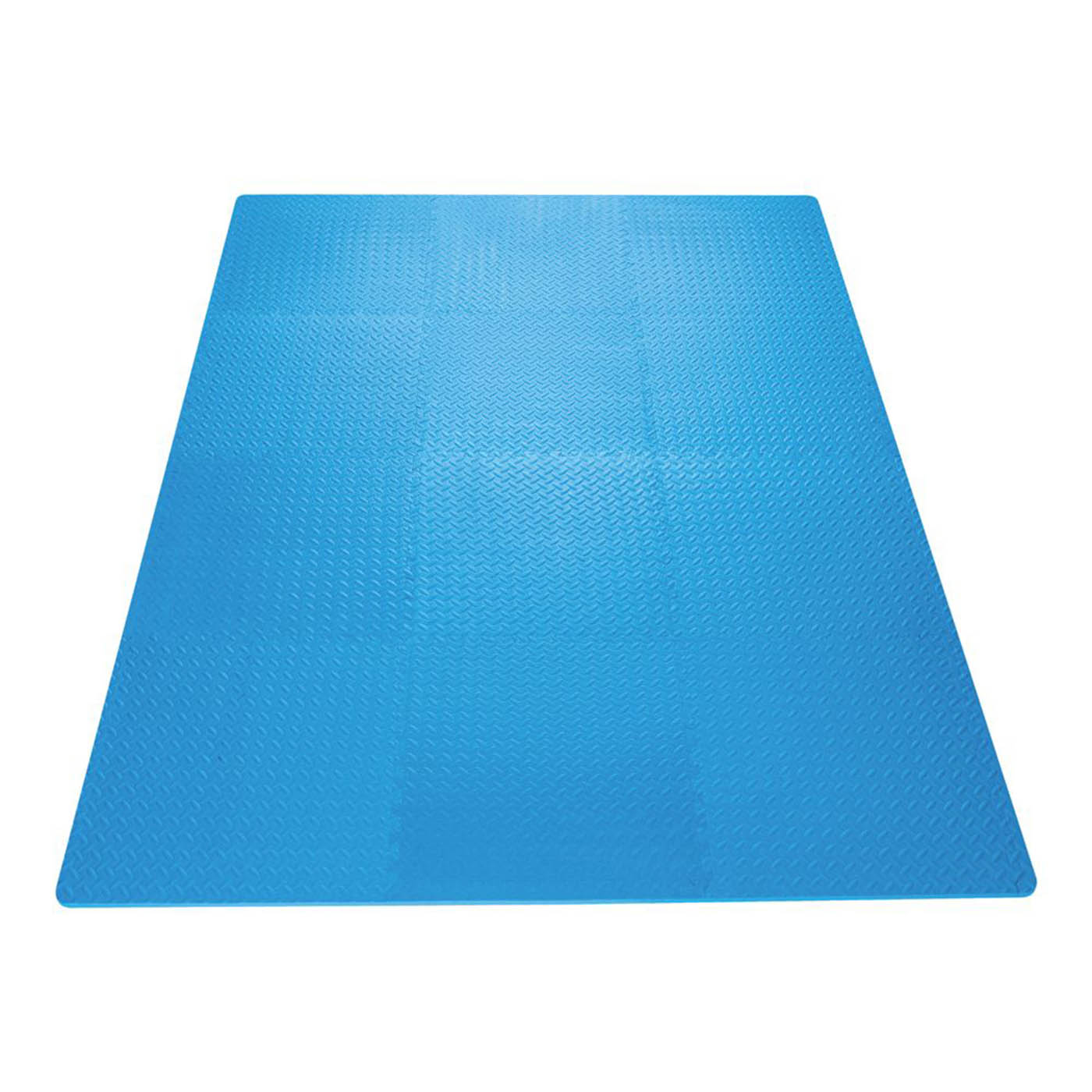 Floor Tile Interlocking Blue Foam 4.32m² Heavy Duty Garage 60x60cm Pack Of 12 - Image 4