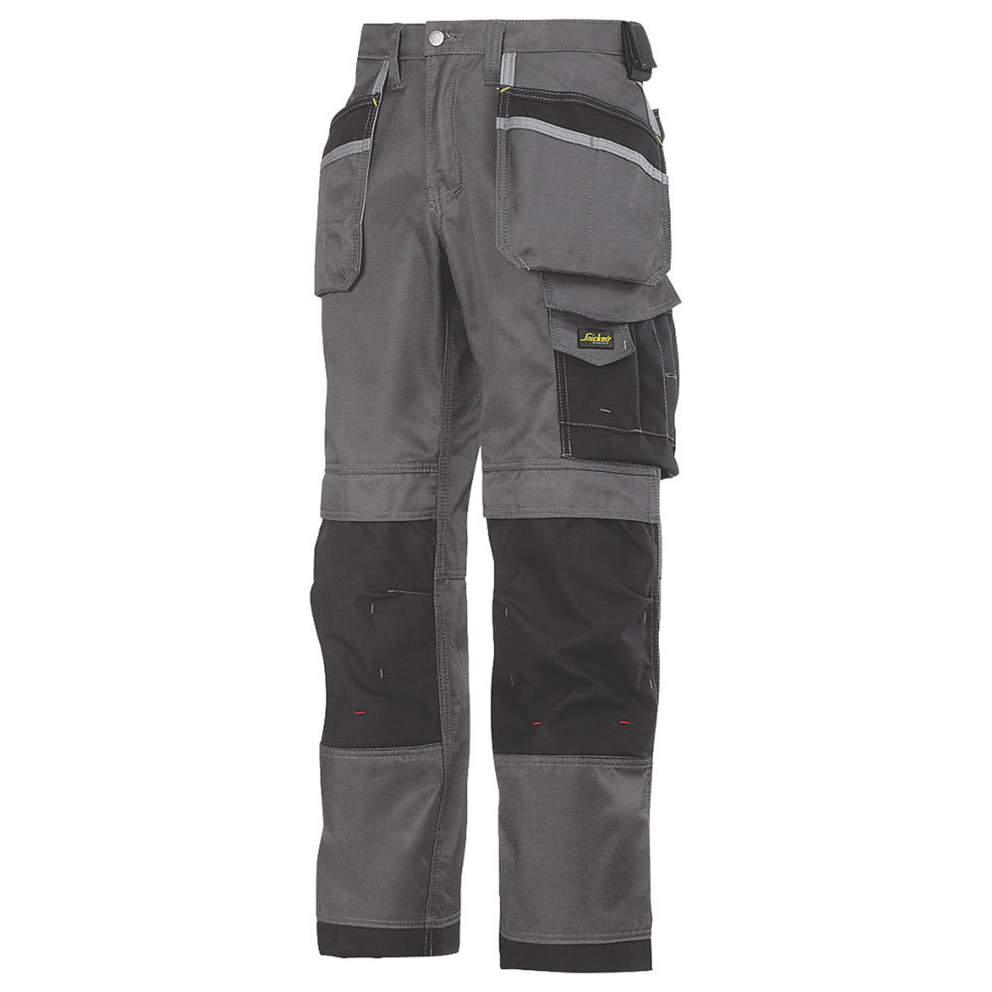 Snickers Work Trousers Mens Twisted Leg Grey Black Multi Pockets Cargo 36W 32L - Image 1