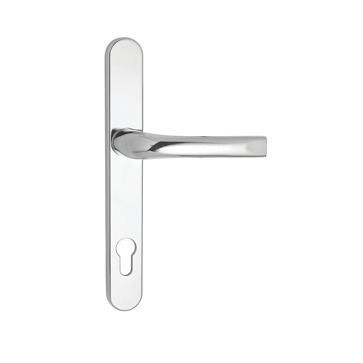 Mila Lever Door Handles Type B ProLinea Pair Polished Chrome For 44-77mm Door - Image 2