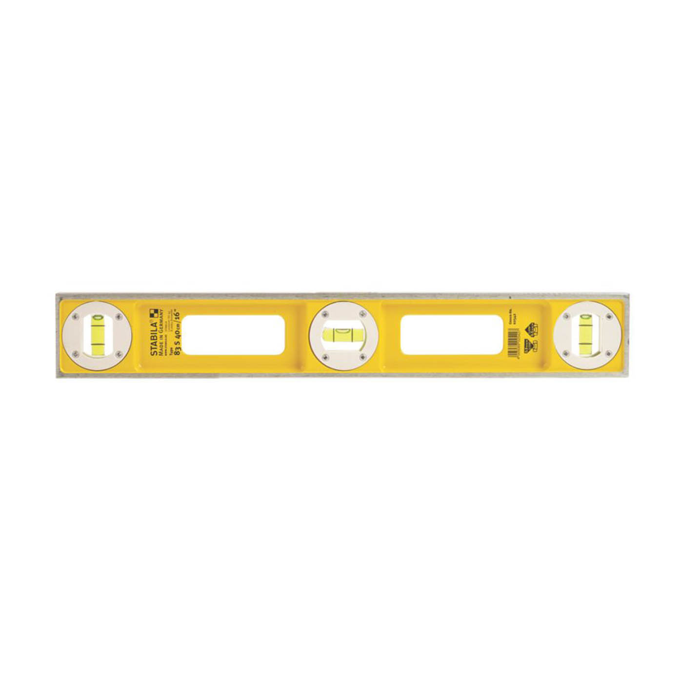 Stabila Spirit Level 83 Series 3 Vials Aluminium Frame Lightweight 15 3/4in - Image 2