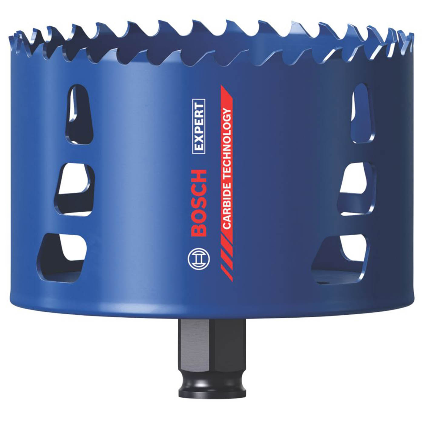 Bosch Expert Holesaw Carbide For Softwood Brick Soft Tiles Plastics GFK 102mm - Image 1