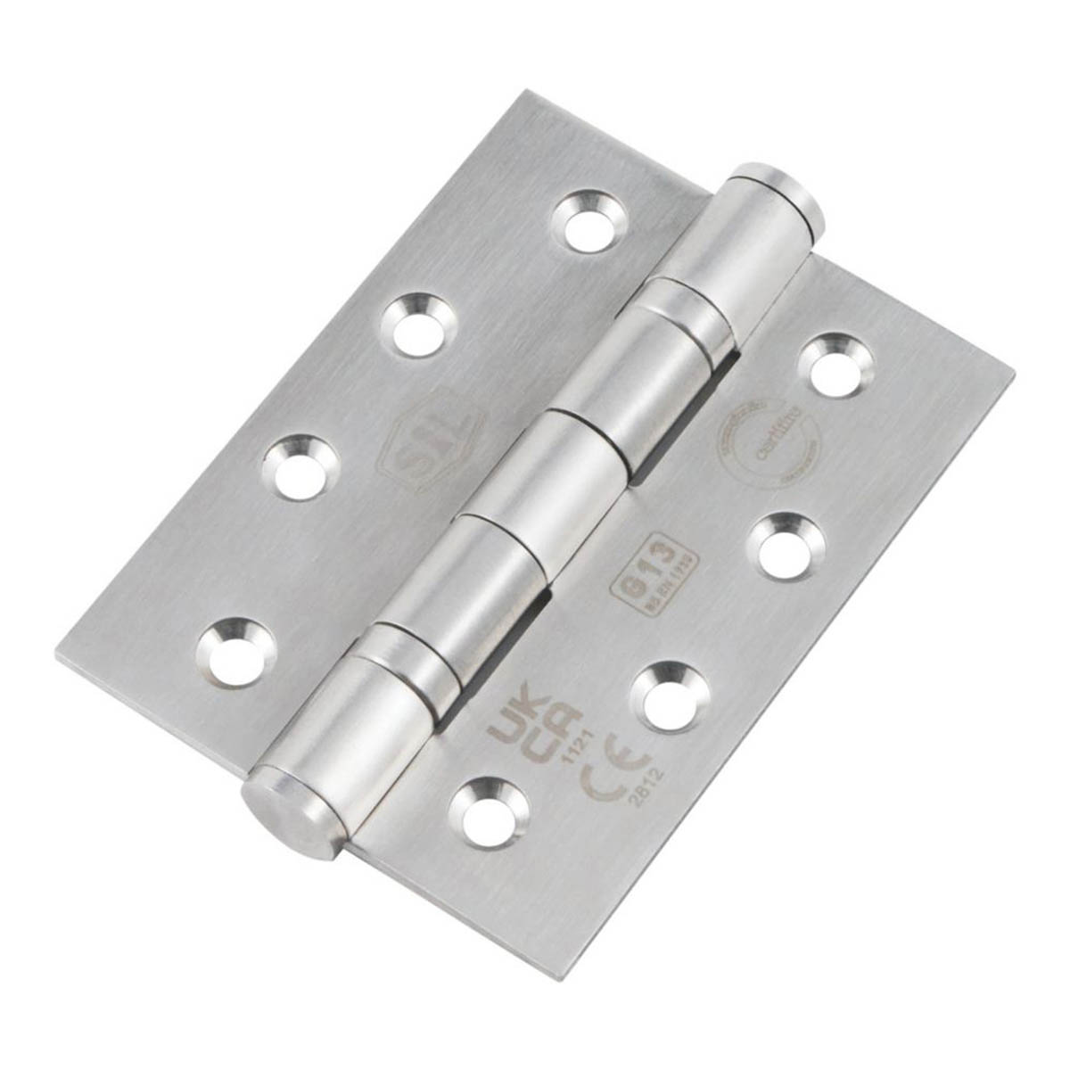 Smith & Locke Door Hinges Fire Rated Stainless Steel 13 Grade 102 x 76mm 15 Pack - Image 6