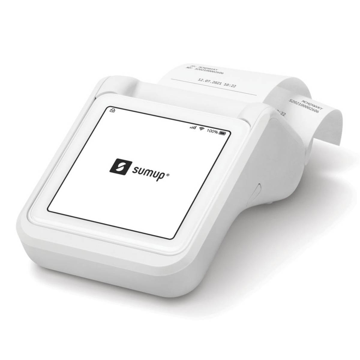 Sum Up Smart Card Terminal Solo+Printer White Compact Touchscreen Display - Image 1