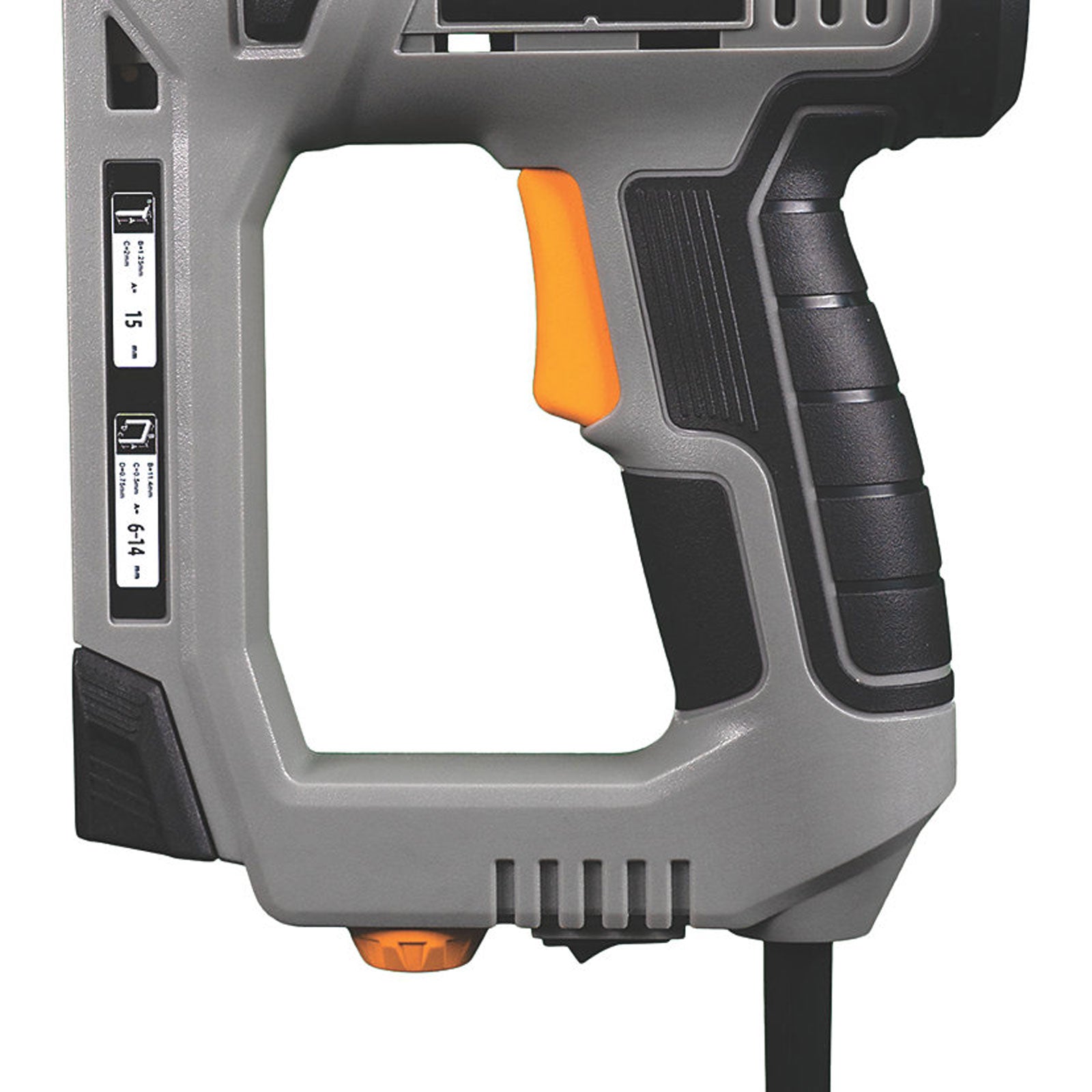 Titan Nail Gun Stapler Electric TTB968NST Second Fix 15mm Compact Soft Grip 240V - Image 3