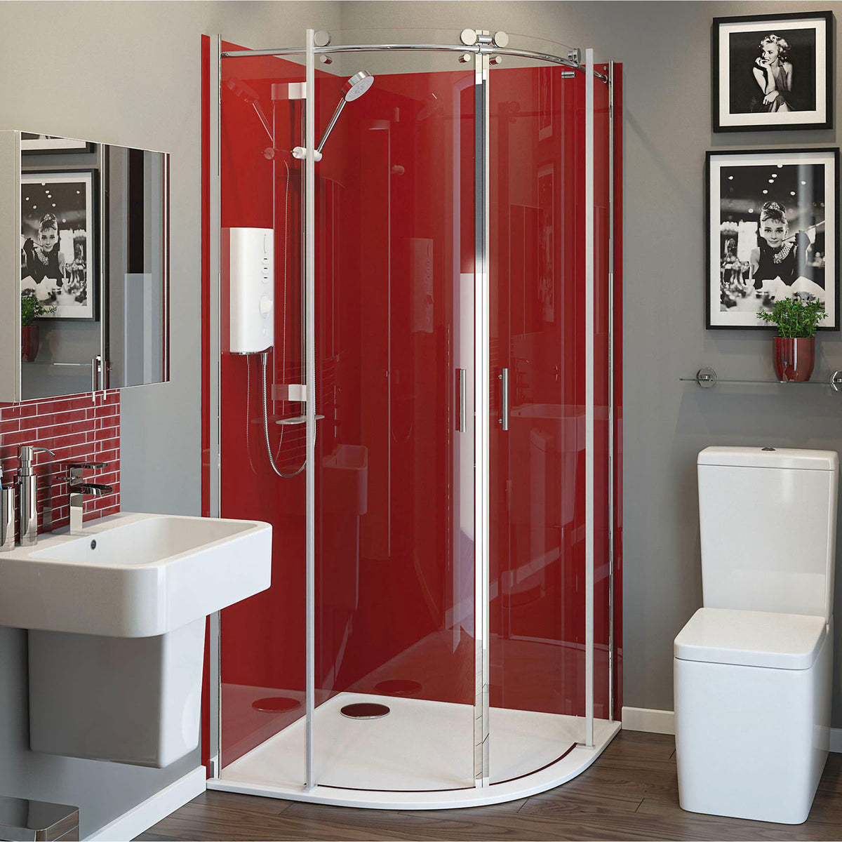 Mira Electric Shower Sport Max Opti-flo Chrome White Soap-dish 10.8kW 3 Powers - Image 6