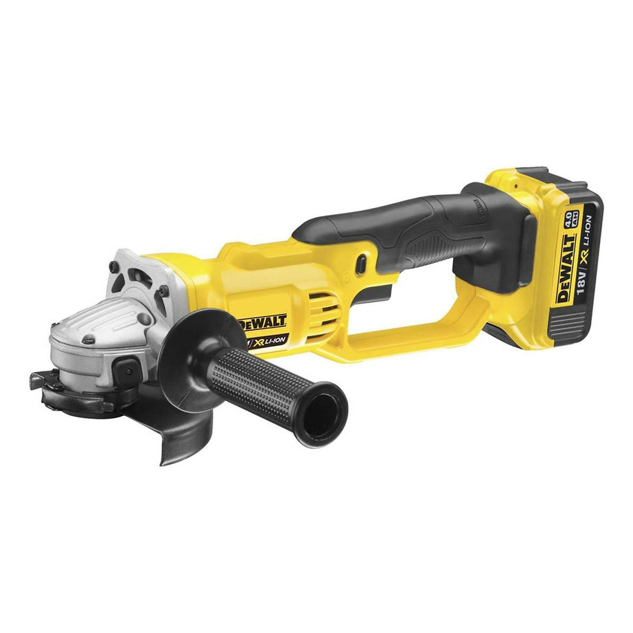 DeWalt Angle Grinder Cordless 18V 2x4Ah Li-ion DCG412M2-GB Compact 125mm - Image 1