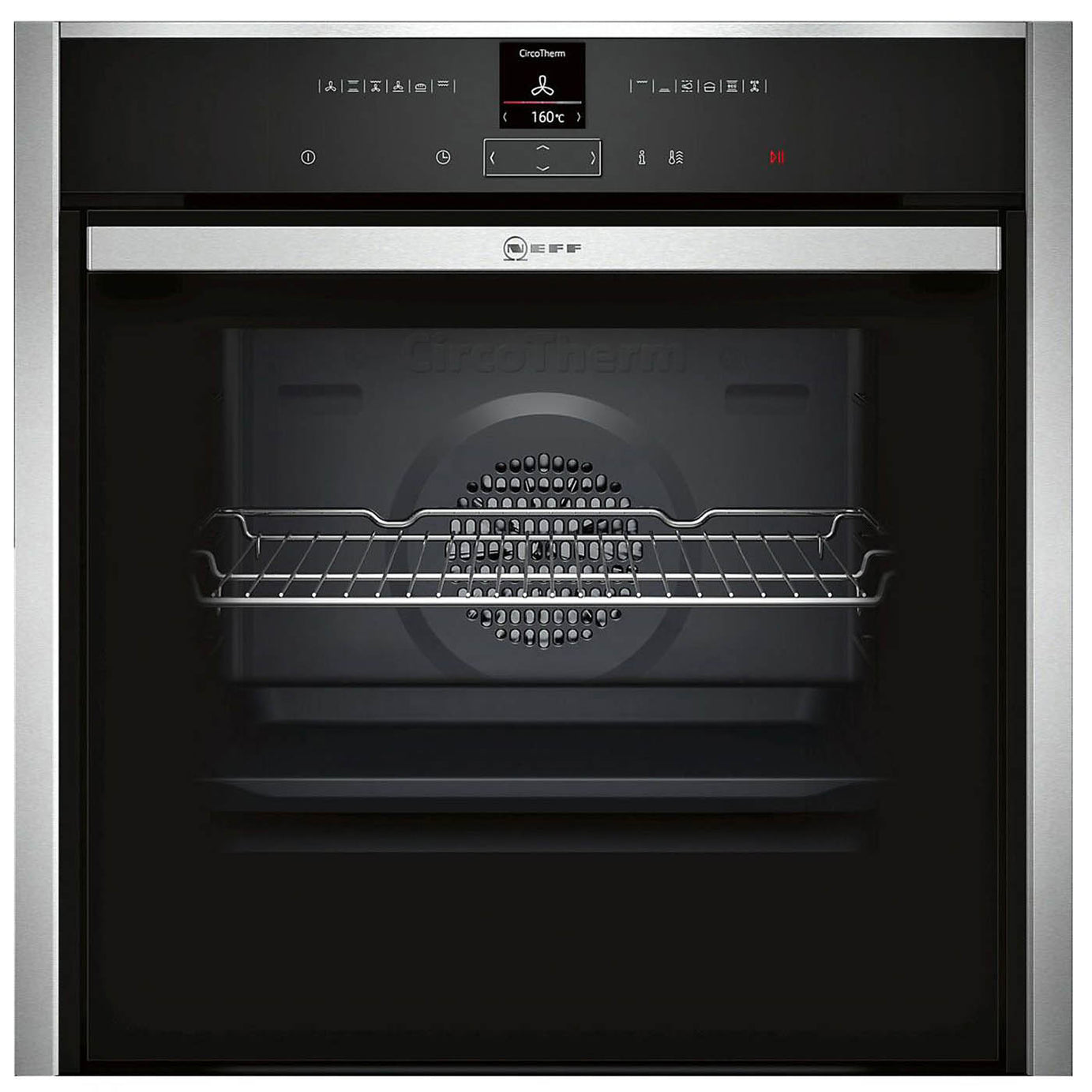 Neff Single Oven 71L Electric Built-in B57CR22N0B Pyrolytic Slide And Hide - Image 1