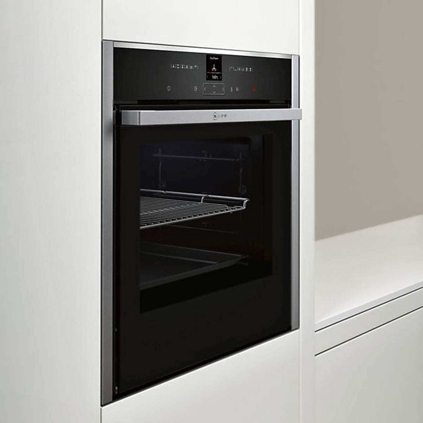 Neff Single Oven 71L Electric Built-in B57CR22N0B Pyrolytic Slide And Hide - Image 2
