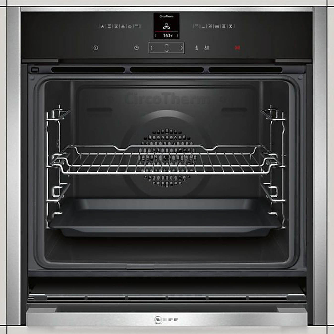 Neff Single Oven 71L Electric Built-in B57CR22N0B Pyrolytic Slide And Hide - Image 4