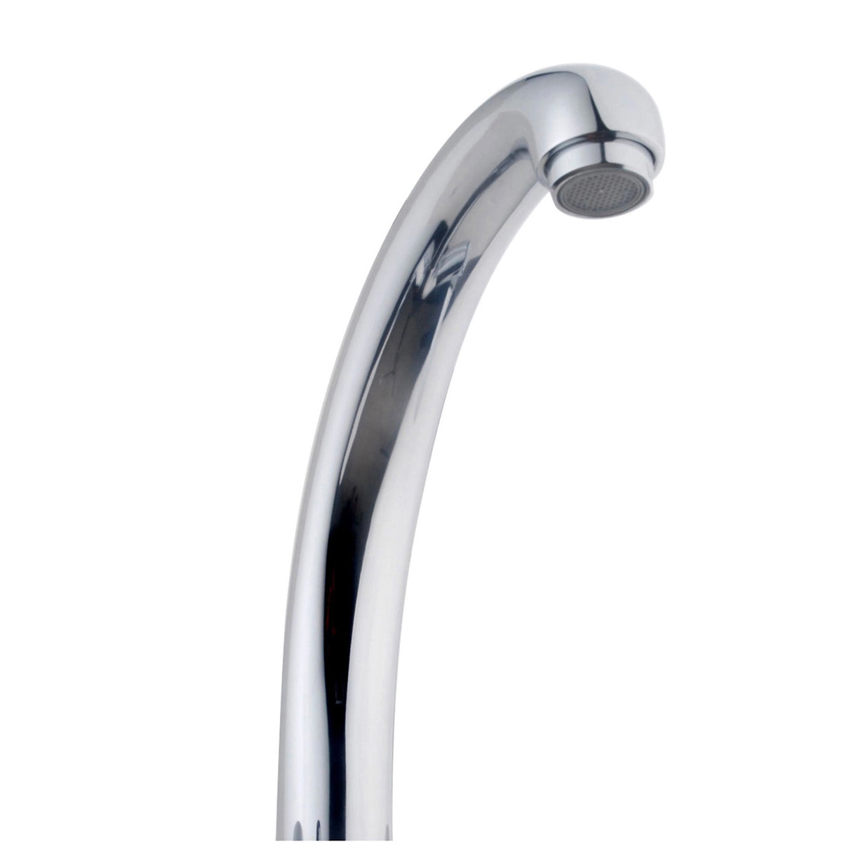 Kitchen Tap Mixer Chrome Dual Lever Swivel Spout 1/4 Turn Brass Modern Faucet - Image 3