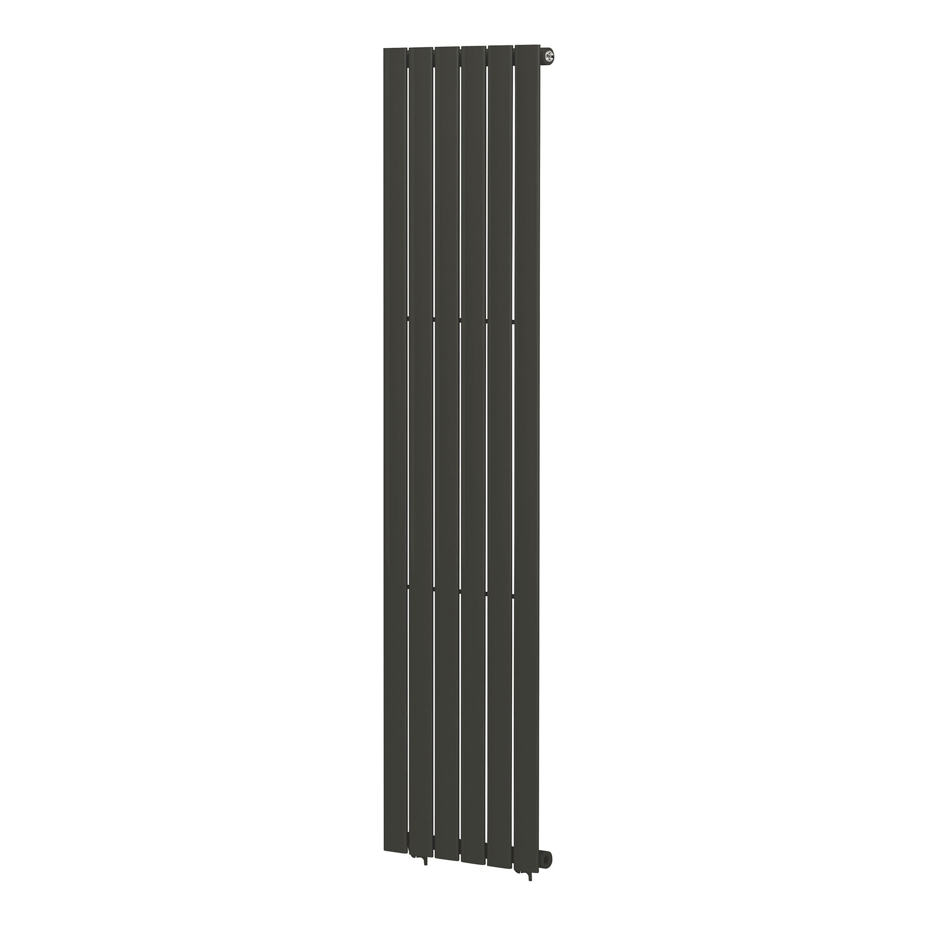 Blyss Designer Radiator Anthracite Steel Vertical Modern Flat Panel 180x45.2cm - Image 1