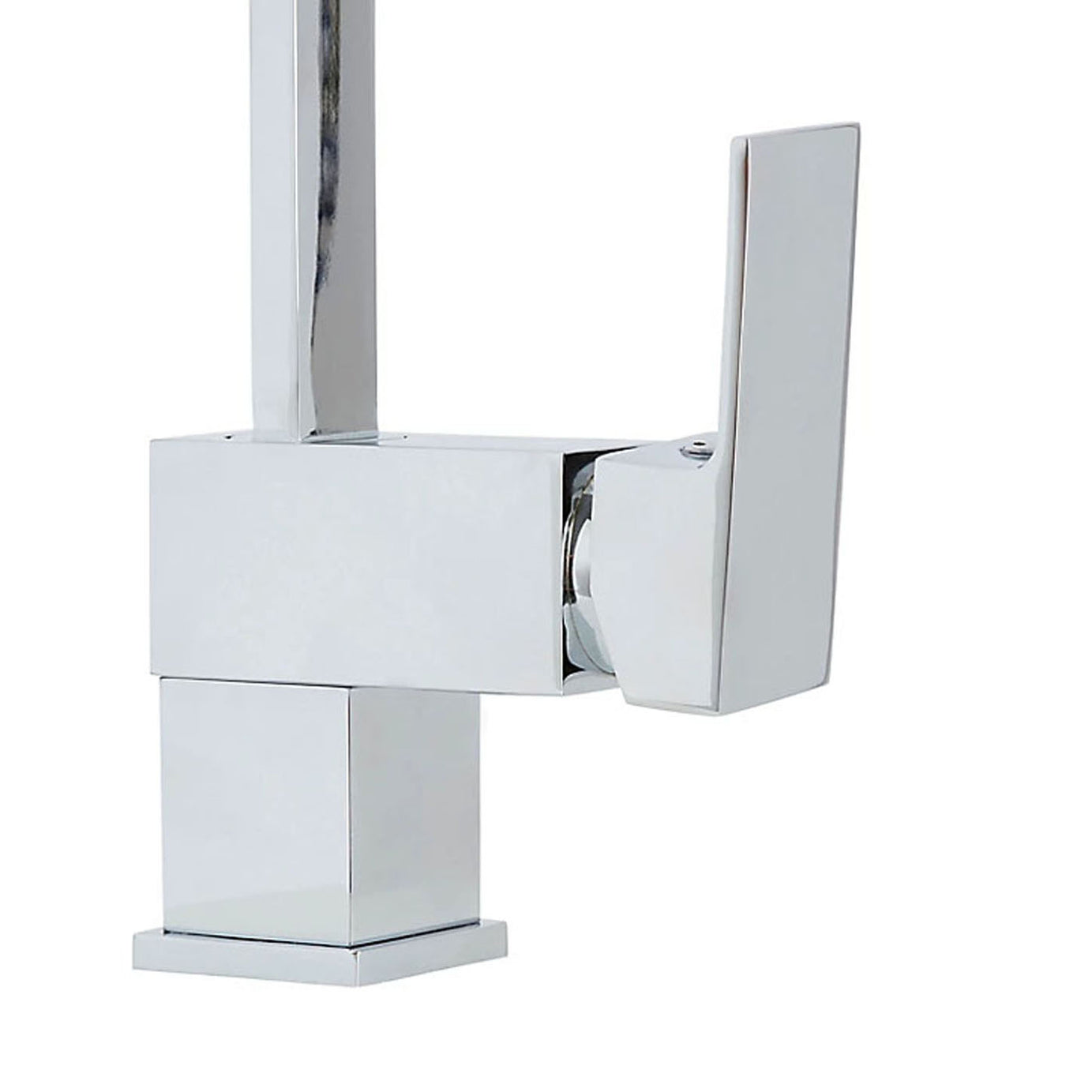 Cooke Lewis Kitchen Sink Tap Mixer Chrome Single Lever Swivel Spout Faucet - Image 2