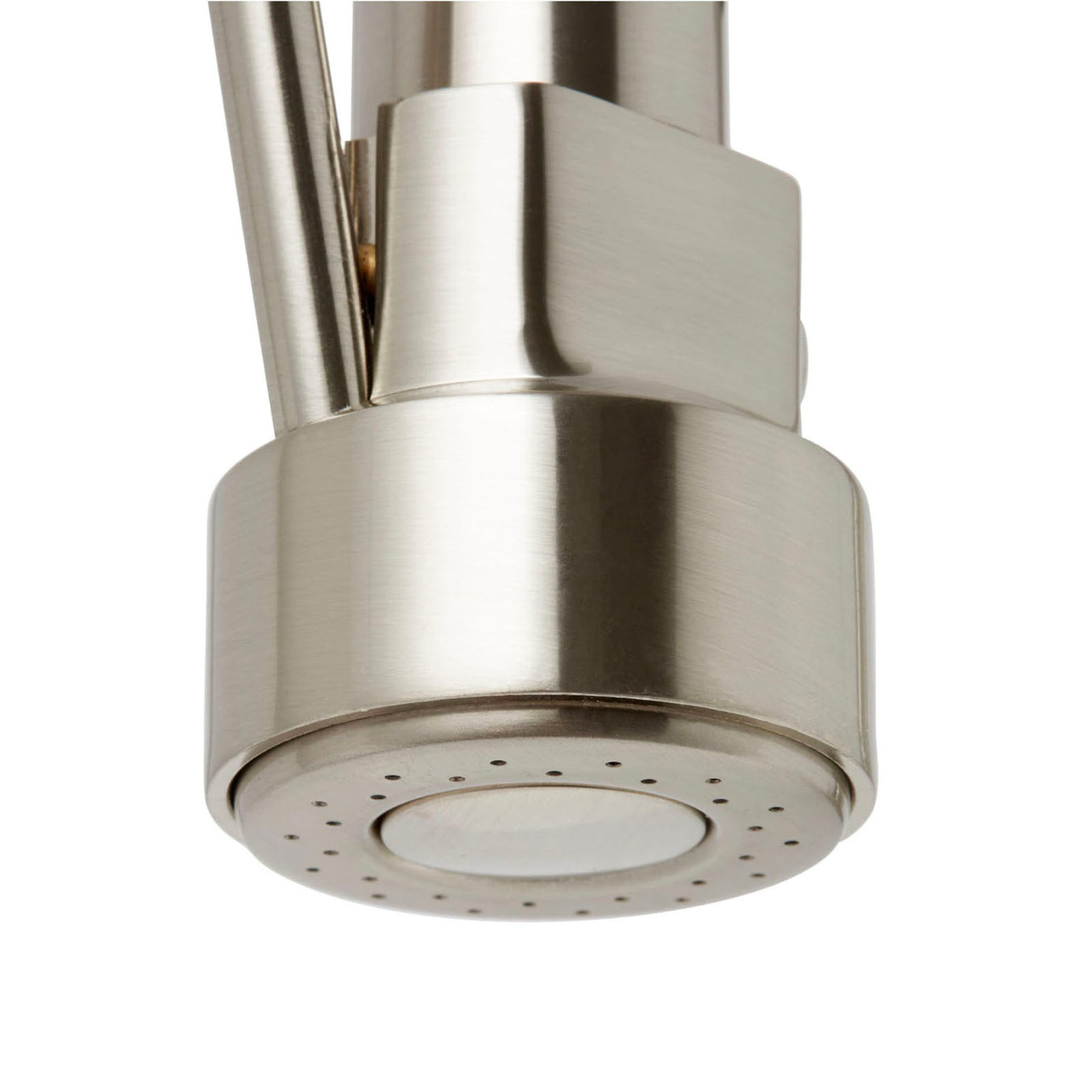 Kitchen Sink Tap Mixer Single Lever Nickel Effect Spring Neck Brass Faucet - Image 3
