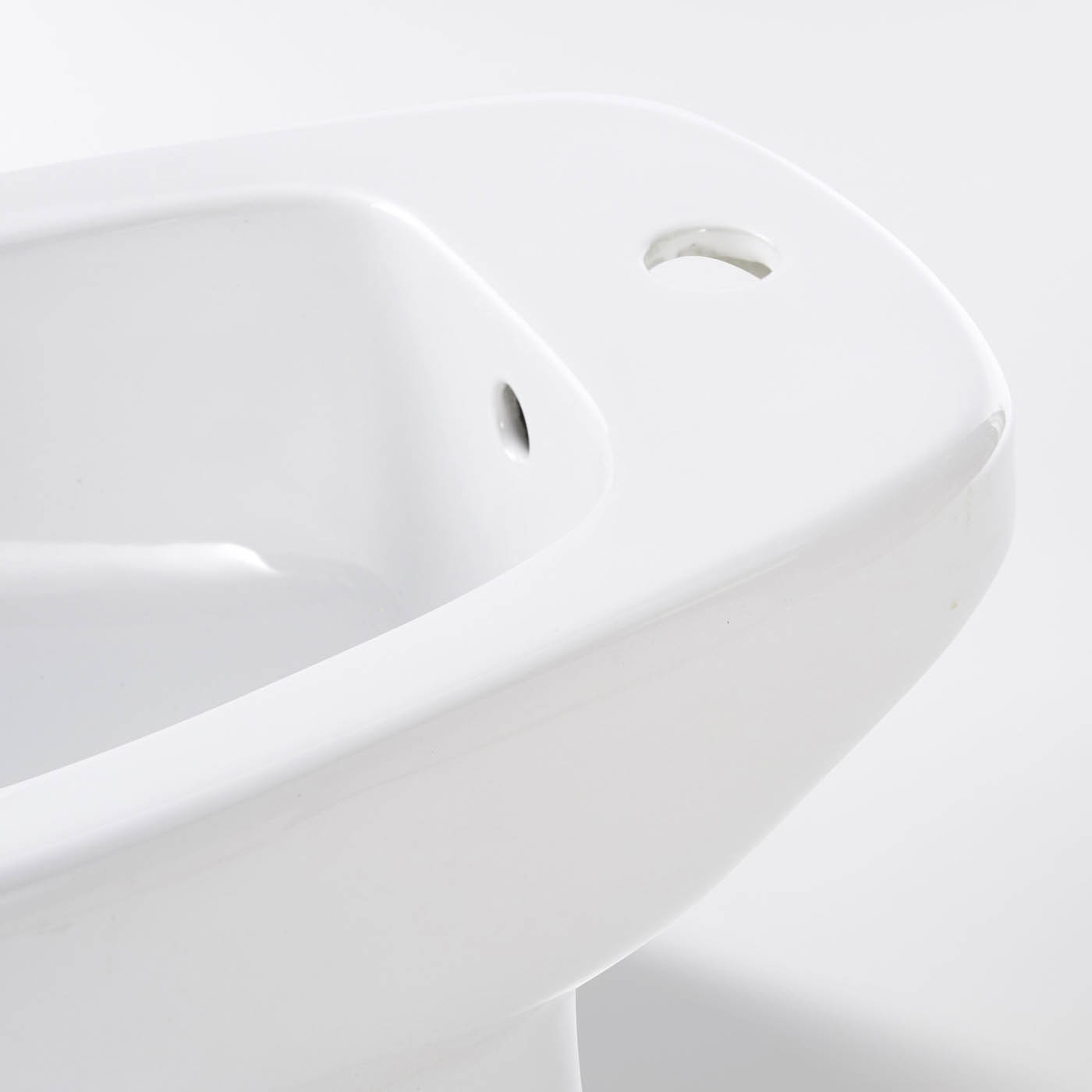 Bidet Rimless White Ceramic MJZ-06 Floorstanding Contemporary H38cm W35.5cm - Image 6