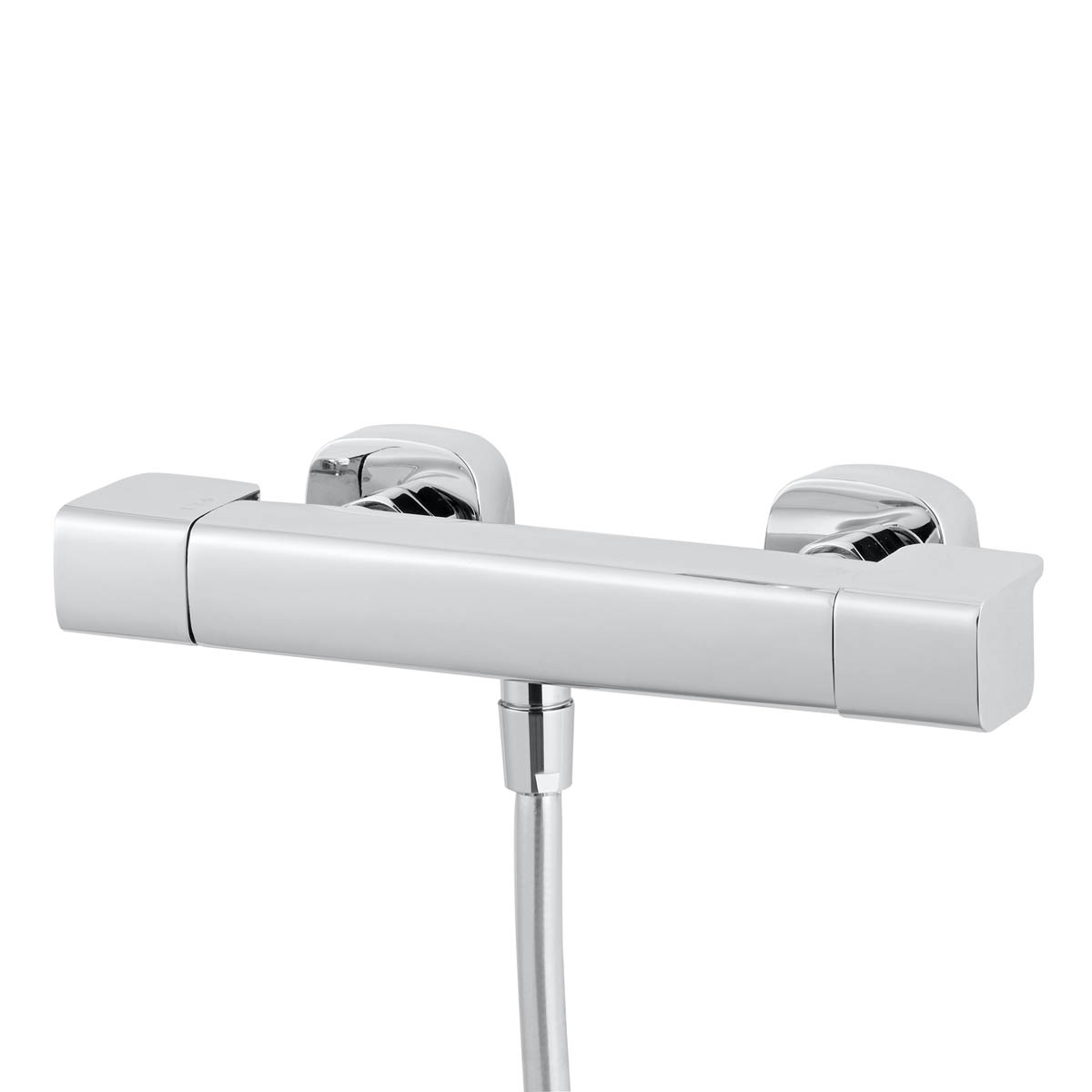 Thermostatic Mixer Shower 3 Spray Pattern Brass Square Head Modern Bathroom - Image 7