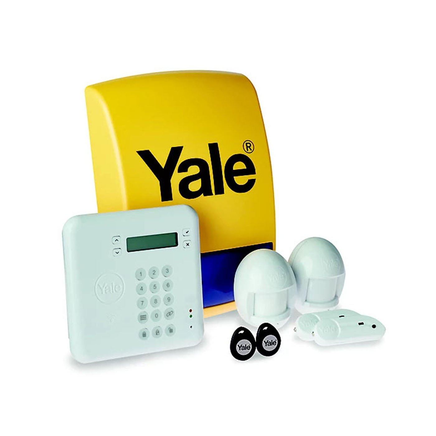 Yale Intruder Alarm Kit Home Premium Plus Wireless One-Touch Control B-HSA6410 - Image 1