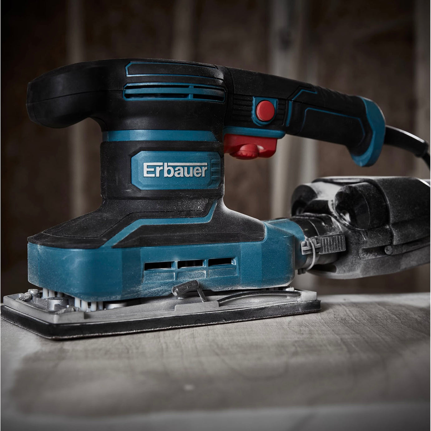 Erbauer 1/2 Sheet Sander Electric EHSS350 Variable Speed Hook Loop Compact 350W - Image 2