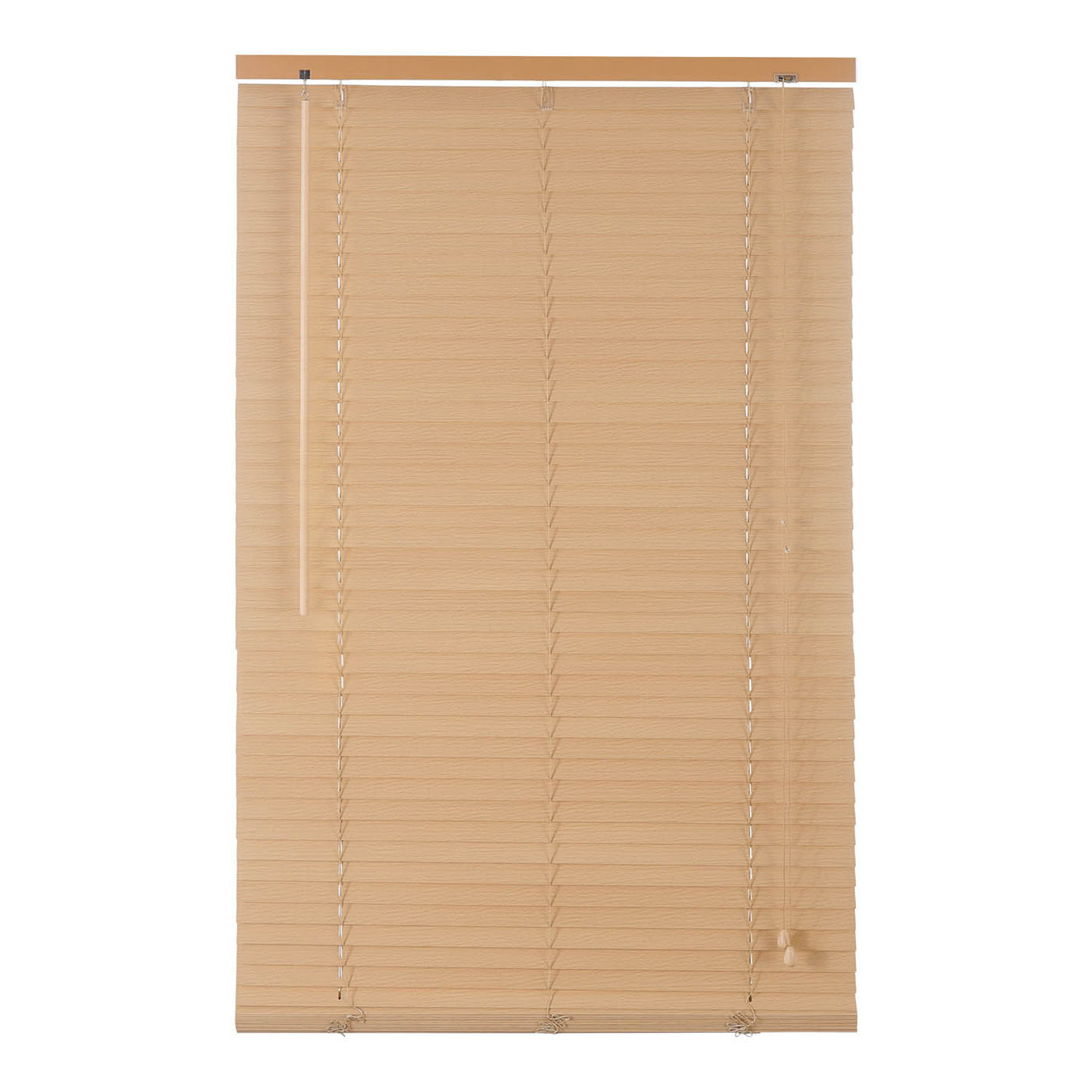 Venetian Window Blind Wooden Natural Oak Effect Living Room Office 120x180cm - Image 1