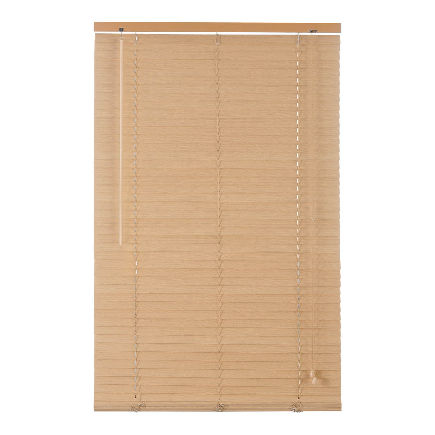 Venetian Window Blind Wooden Natural Oak Effect Living Room Office 120x180cm - Image 1