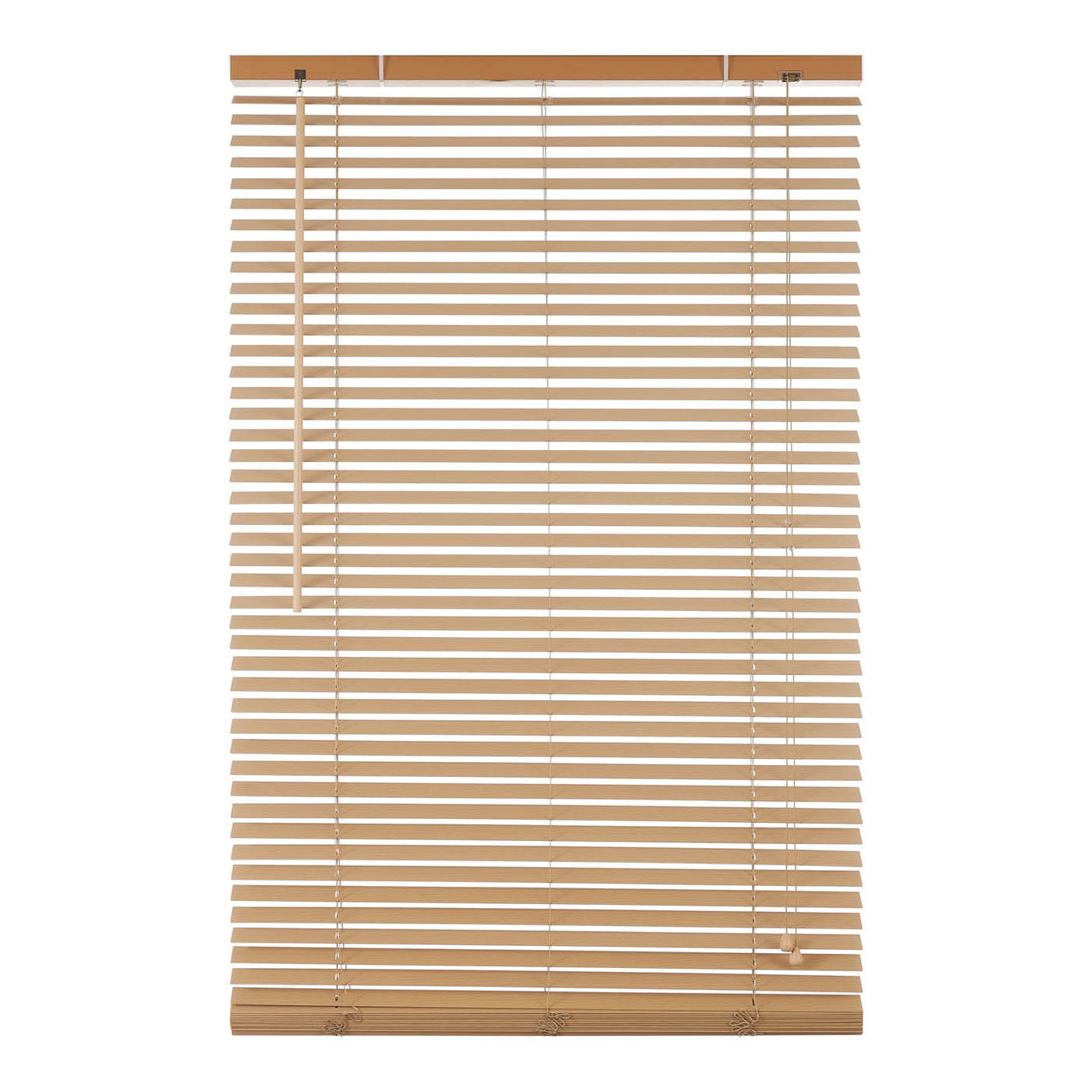 Venetian Window Blind Wooden Natural Oak Effect Living Room Office 120x180cm - Image 7
