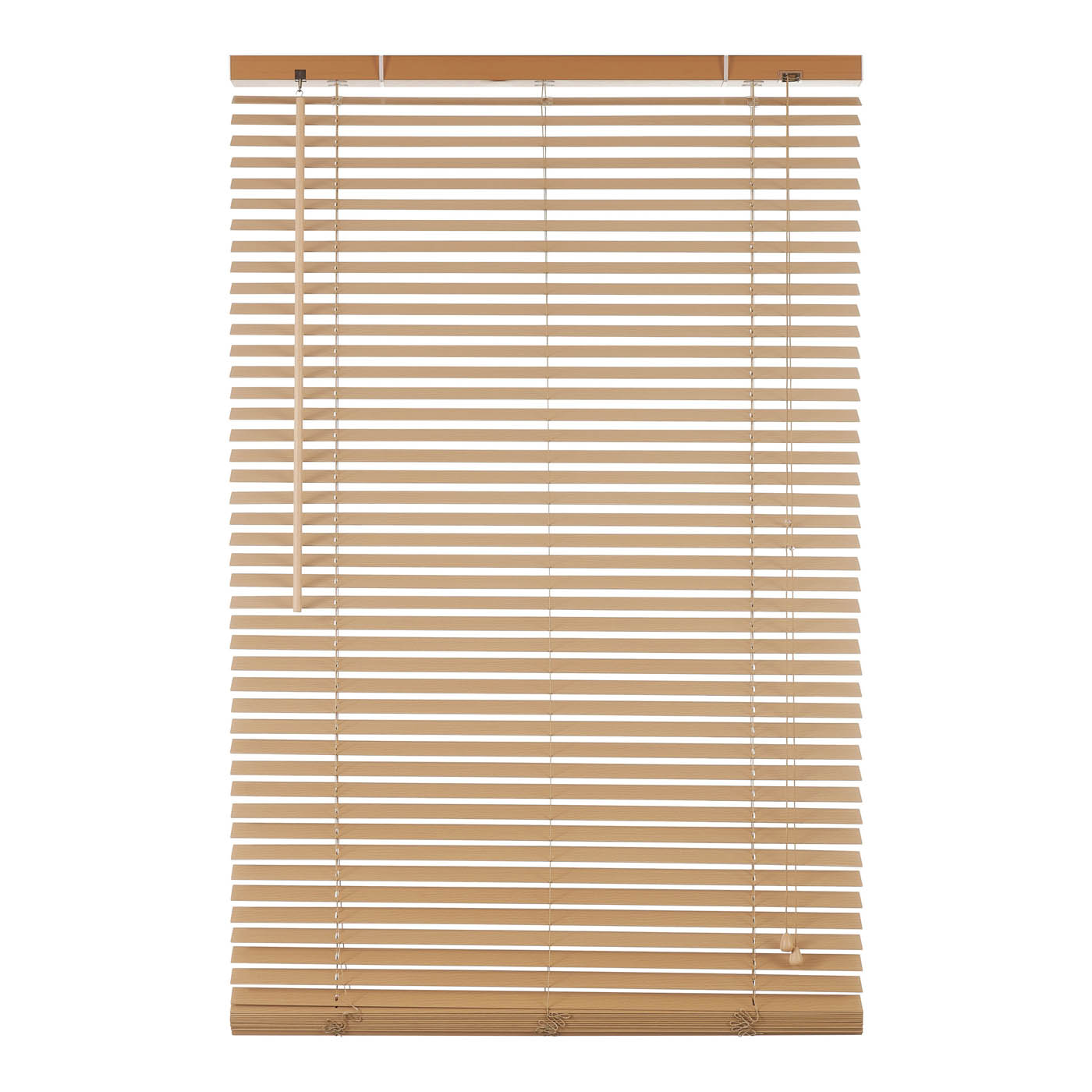 Venetian Window Blind Wooden Natural Oak Effect Living Room Office 120x180cm - Image 7