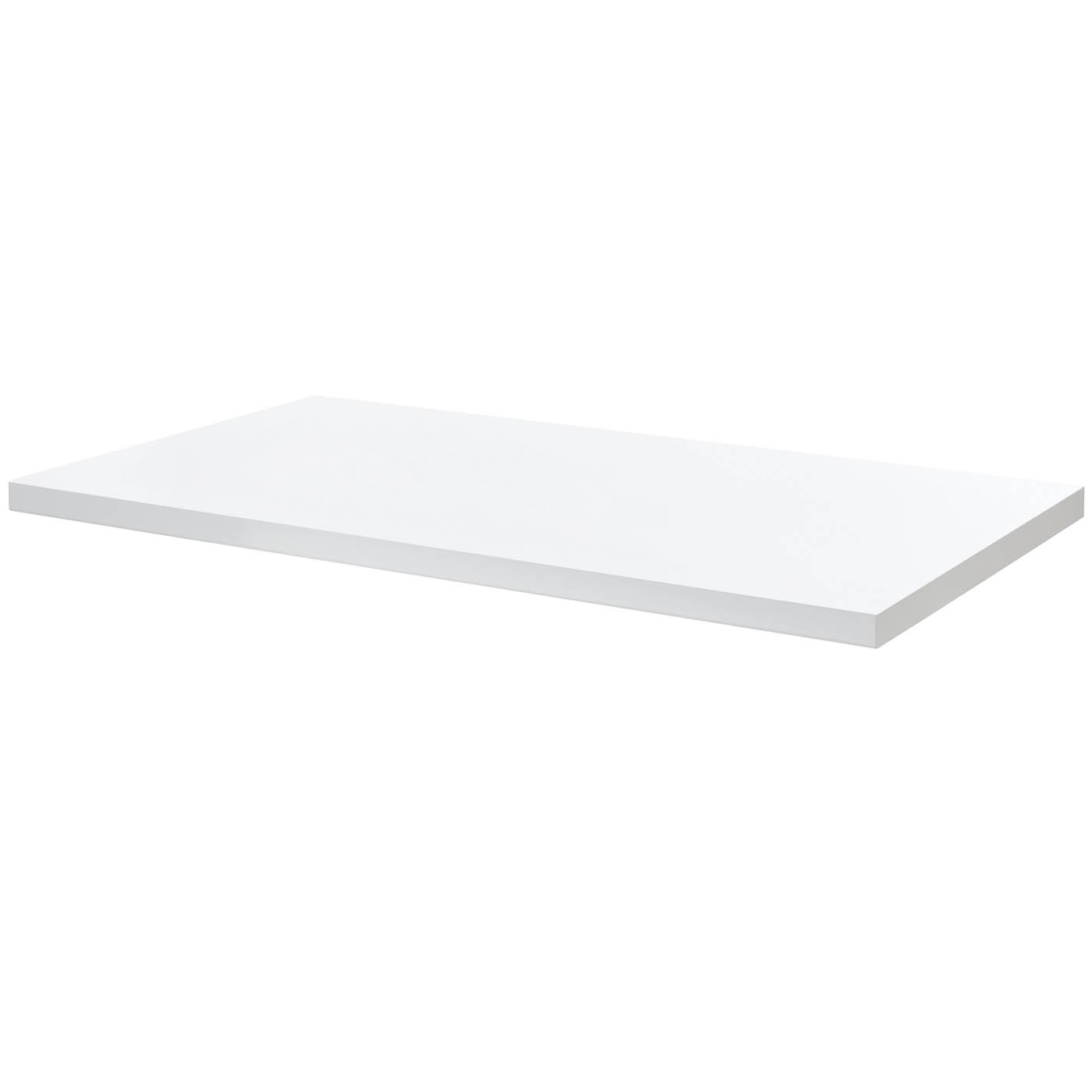 GoodHome Marloes Gloss White Straight Worktop (T) 2.8cm x (L) 120cm x (W) 45.2cm - Image 1