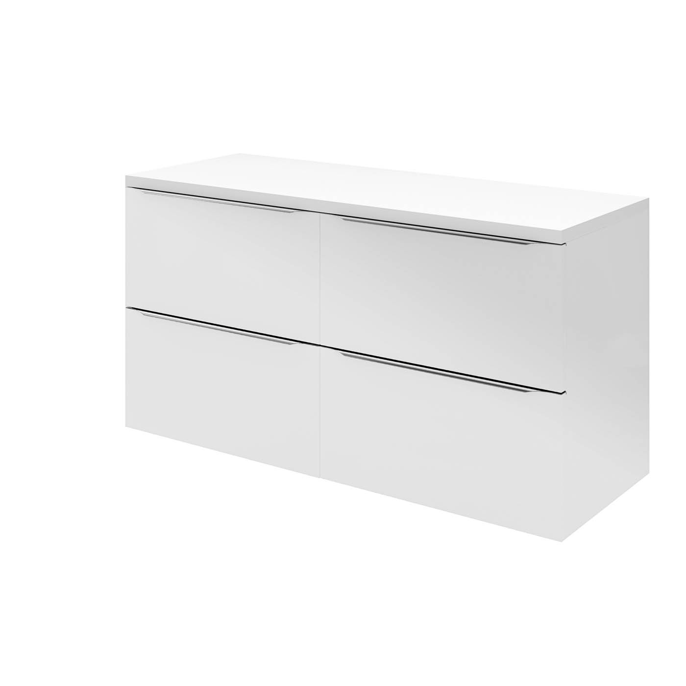 GoodHome Marloes Gloss White Straight Worktop (T) 2.8cm x (L) 120cm x (W) 45.2cm - Image 4