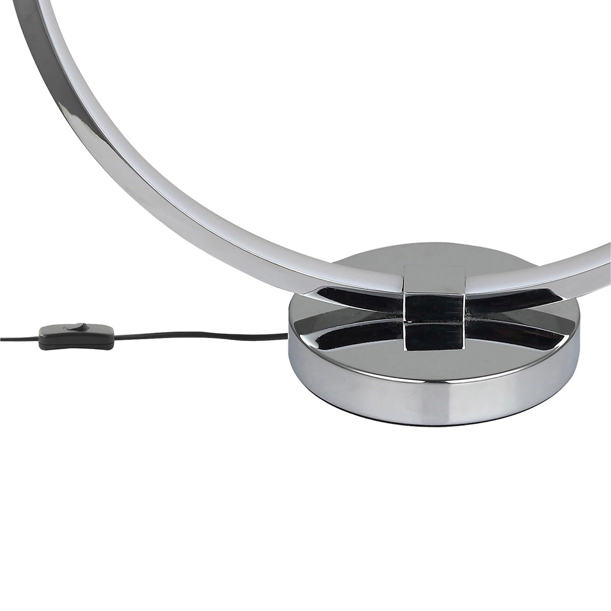 GoodHome Annelus Chrome Effect LED Table Light Desktop Living Room Light - Image 3