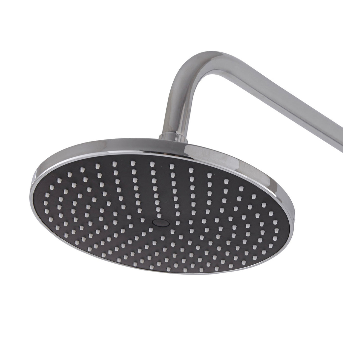 Thermostatic Mixer Shower Set Chrome Round Twin Head Rainfall Modern Bathroom - Image 4